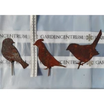 Set de decorațiuni din metal cu siluete de păsări. 