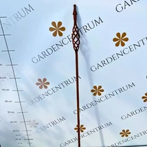 Aspectul vârfului stâlpului decorativ din metal pentru grădină.