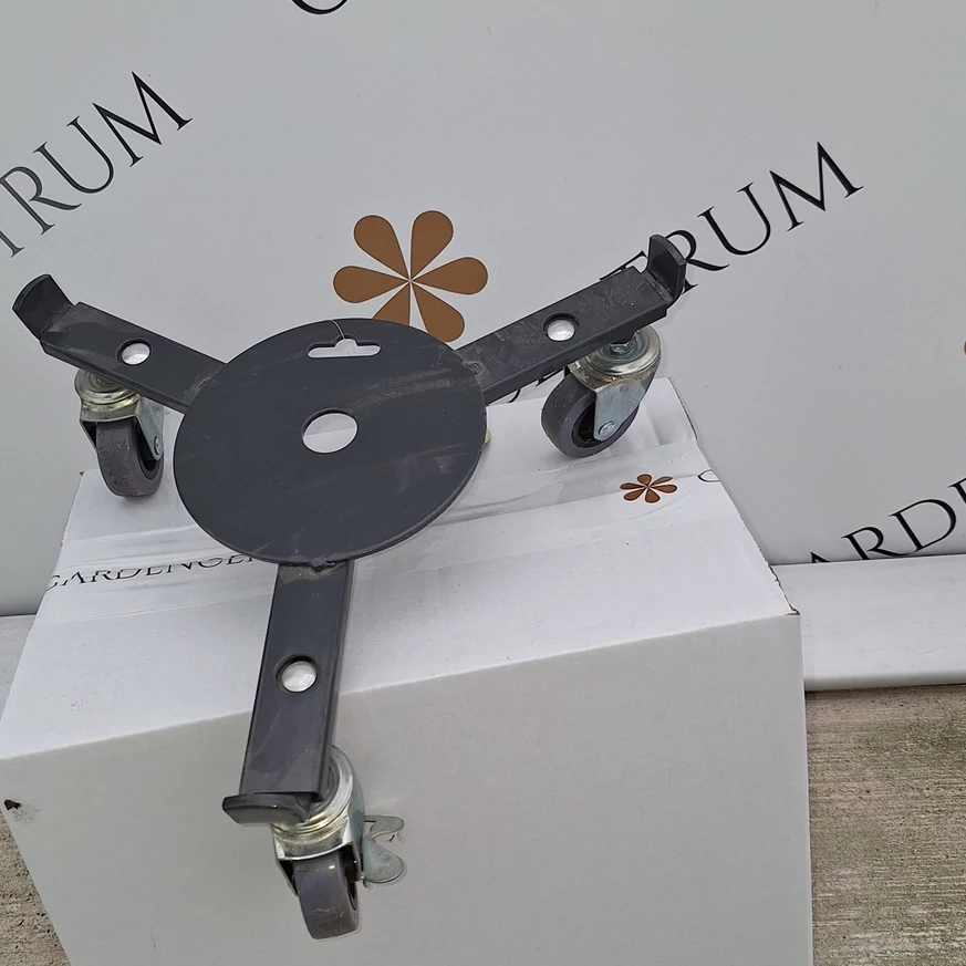 Suport ghiveci reglabil cu roți 30/42 cm