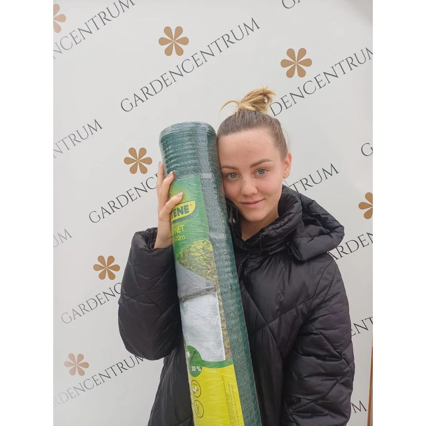 SUN NET - Plasă raschel pentru umbrire  3,6 x 10 m verde