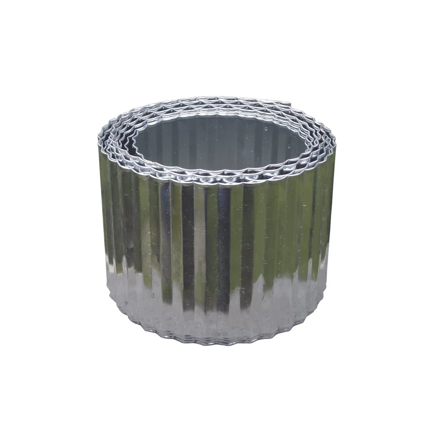 STEELY BORDURA bordură pentru paturi de plante din oțel zincat 14 cm x 6 m
