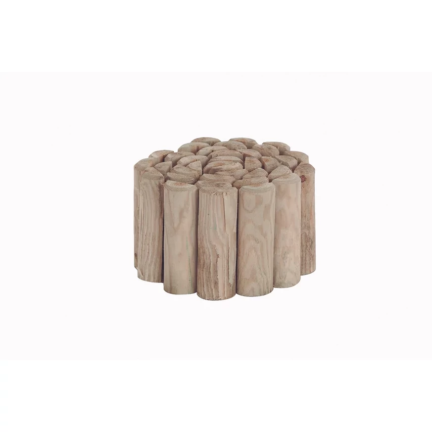 TALOS ROLL bordură din lemn tip buștean 20 x 150 x 5 cm
